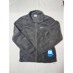Columbia Mount Grant Mens Full Zip Fleece Jacket Charcoal Gray XM1247-031 Size M